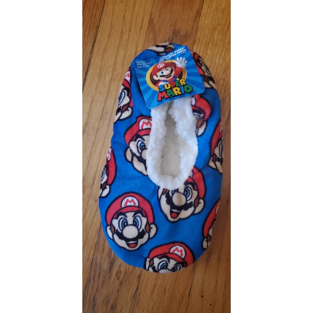 Mario kids slippers